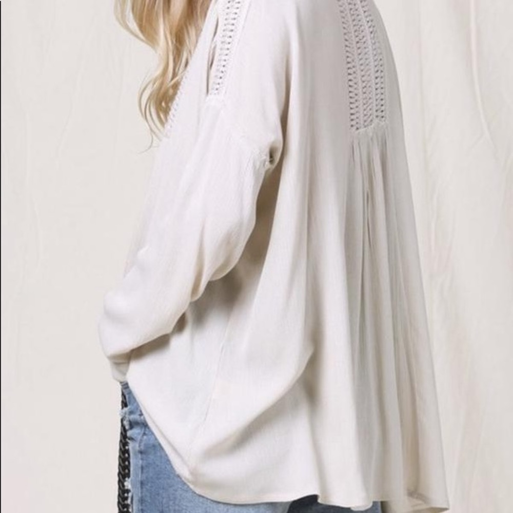 Boho Button Down Top - Picture 2 of 5